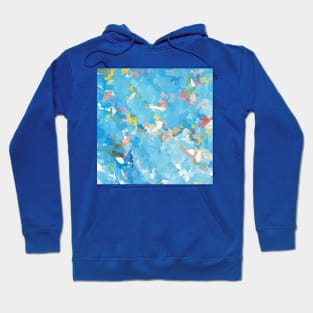 Fish in the pond Abstract Painting Hoodie